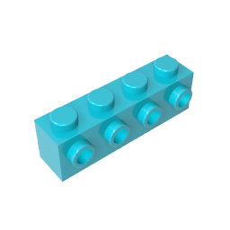 GDS-637 - Brick Special 1 x 4 with 4 Studs on One Side