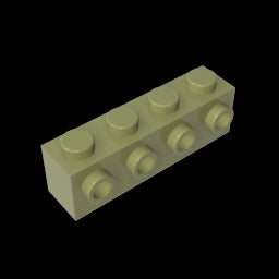 GDS-637 - Brick Special 1 x 4 with 4 Studs on One Side