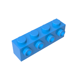 GDS-637 - Brick Special 1 x 4 with 4 Studs on One Side