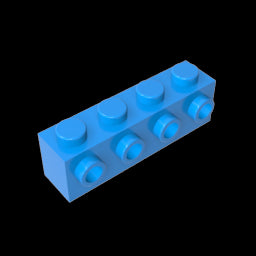 GDS-637 - Brick Special 1 x 4 with 4 Studs on One Side