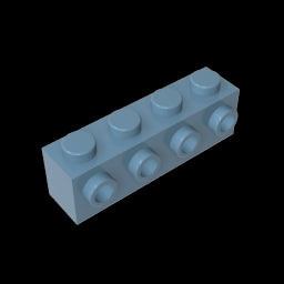 GDS-637 - Brick Special 1 x 4 with 4 Studs on One Side