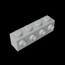 GDS-637 - Brick Special 1 x 4 with 4 Studs on One Side