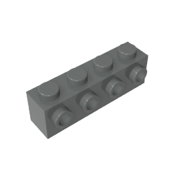 GDS-637 - Brick Special 1 x 4 with 4 Studs on One Side