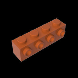 GDS-637 - Brick Special 1 x 4 with 4 Studs on One Side