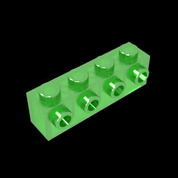 GDS-637 - Brick Special 1 x 4 with 4 Studs on One Side