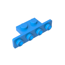 GDS-638 - Bracket 1 x 2 - 1 x 4 [Rounded Corners]