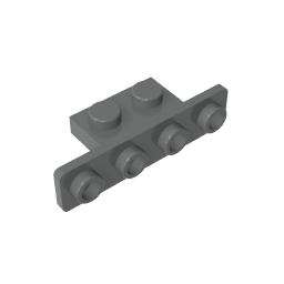 GDS-638 - Bracket 1 x 2 - 1 x 4 [Rounded Corners]