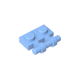 GDS-644 - Plate Special 1 x 2 Side Handle [Free Ends]