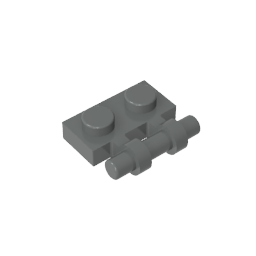 GDS-644 - Plate Special 1 x 2 Side Handle [Free Ends]