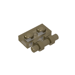 GDS-644 - Plate Special 1 x 2 Side Handle [Free Ends]
