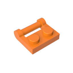 GDS-645 - Plate Special 1 x 2 [Side Handle Closed Ends]