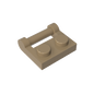 GDS-645 - Plate Special 1 x 2 [Side Handle Closed Ends]