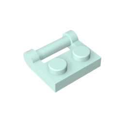 GDS-645 - Plate Special 1 x 2 [Side Handle Closed Ends]