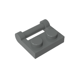 GDS-645 - Plate Special 1 x 2 [Side Handle Closed Ends]