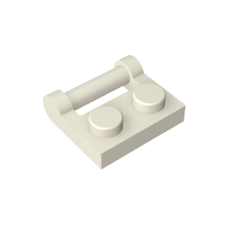 GDS-645 - Plate Special 1 x 2 [Side Handle Closed Ends]