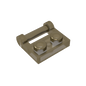 GDS-645 - Plate Special 1 x 2 [Side Handle Closed Ends]