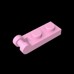 GDS-646 - Plate Special 1 x 2 with Handle on End [Closed Ends]