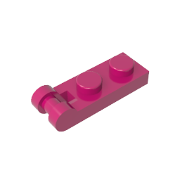 GDS-646 - Plate Special 1 x 2 with Handle on End [Closed Ends]