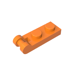 GDS-646 - Plate Special 1 x 2 with Handle on End [Closed Ends]