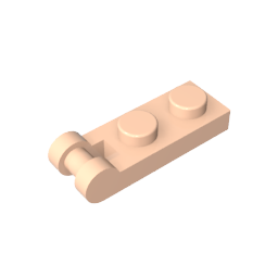 GDS-646 - Plate Special 1 x 2 with Handle on End [Closed Ends]