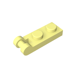 GDS-646 - Plate Special 1 x 2 with Handle on End [Closed Ends]