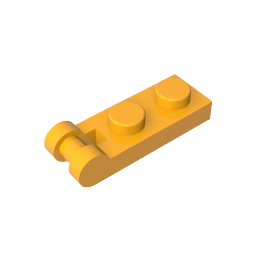 GDS-646 - Plate Special 1 x 2 with Handle on End [Closed Ends]