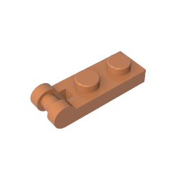 GDS-646 - Plate Special 1 x 2 with Handle on End [Closed Ends]