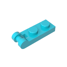 GDS-646 - Plate Special 1 x 2 with Handle on End [Closed Ends]