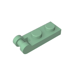 GDS-646 - Plate Special 1 x 2 with Handle on End [Closed Ends]