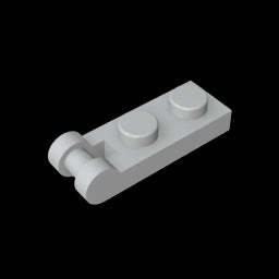 GDS-646 - Plate Special 1 x 2 with Handle on End [Closed Ends]