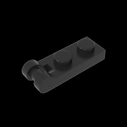 GDS-646 - Plate Special 1 x 2 with Handle on End [Closed Ends]