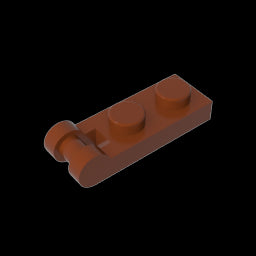 GDS-646 - Plate Special 1 x 2 with Handle on End [Closed Ends]