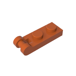 GDS-646 - Plate Special 1 x 2 with Handle on End [Closed Ends]