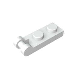 GDS-646 - Plate Special 1 x 2 with Handle on End [Closed Ends]