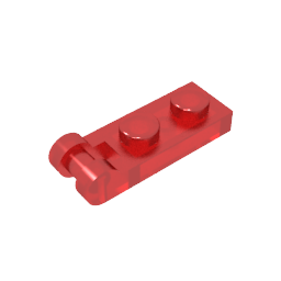 GDS-646 - Plate Special 1 x 2 with Handle on End [Closed Ends]