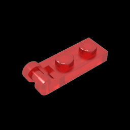 GDS-646 - Plate Special 1 x 2 with Handle on End [Closed Ends]