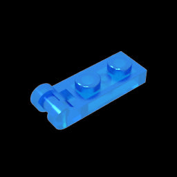 GDS-646 - Plate Special 1 x 2 with Handle on End [Closed Ends]