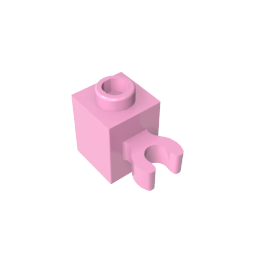 GDS-647 - Brick Special 1 x 1 with Clip Vertical [Open O Clip, Hollow Stud]