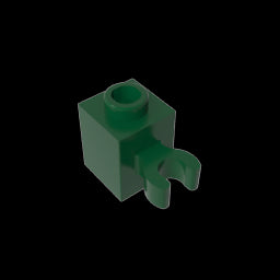 GDS-647 - Brick Special 1 x 1 with Clip Vertical [Open O Clip, Hollow Stud]