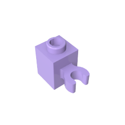 GDS-647 - Brick Special 1 x 1 with Clip Vertical [Open O Clip, Hollow Stud]