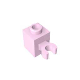GDS-647 - Brick Special 1 x 1 with Clip Vertical [Open O Clip, Hollow Stud]