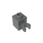 GDS-647 - Brick Special 1 x 1 with Clip Vertical [Open O Clip, Hollow Stud]