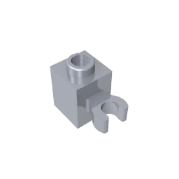 GDS-647 - Brick Special 1 x 1 with Clip Vertical [Open O Clip, Hollow Stud]
