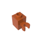 GDS-647 - Brick Special 1 x 1 with Clip Vertical [Open O Clip, Hollow Stud]