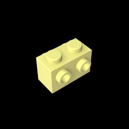 GDS-648 - Brick Special 1 x 2 with Studs on 2 Sides