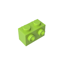 GDS-648 - Brick Special 1 x 2 with Studs on 2 Sides