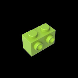 GDS-648 - Brick Special 1 x 2 with Studs on 2 Sides