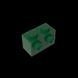 GDS-648 - Brick Special 1 x 2 with Studs on 2 Sides