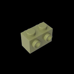 GDS-648 - Brick Special 1 x 2 with Studs on 2 Sides