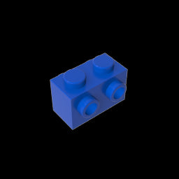 GDS-648 - Brick Special 1 x 2 with Studs on 2 Sides